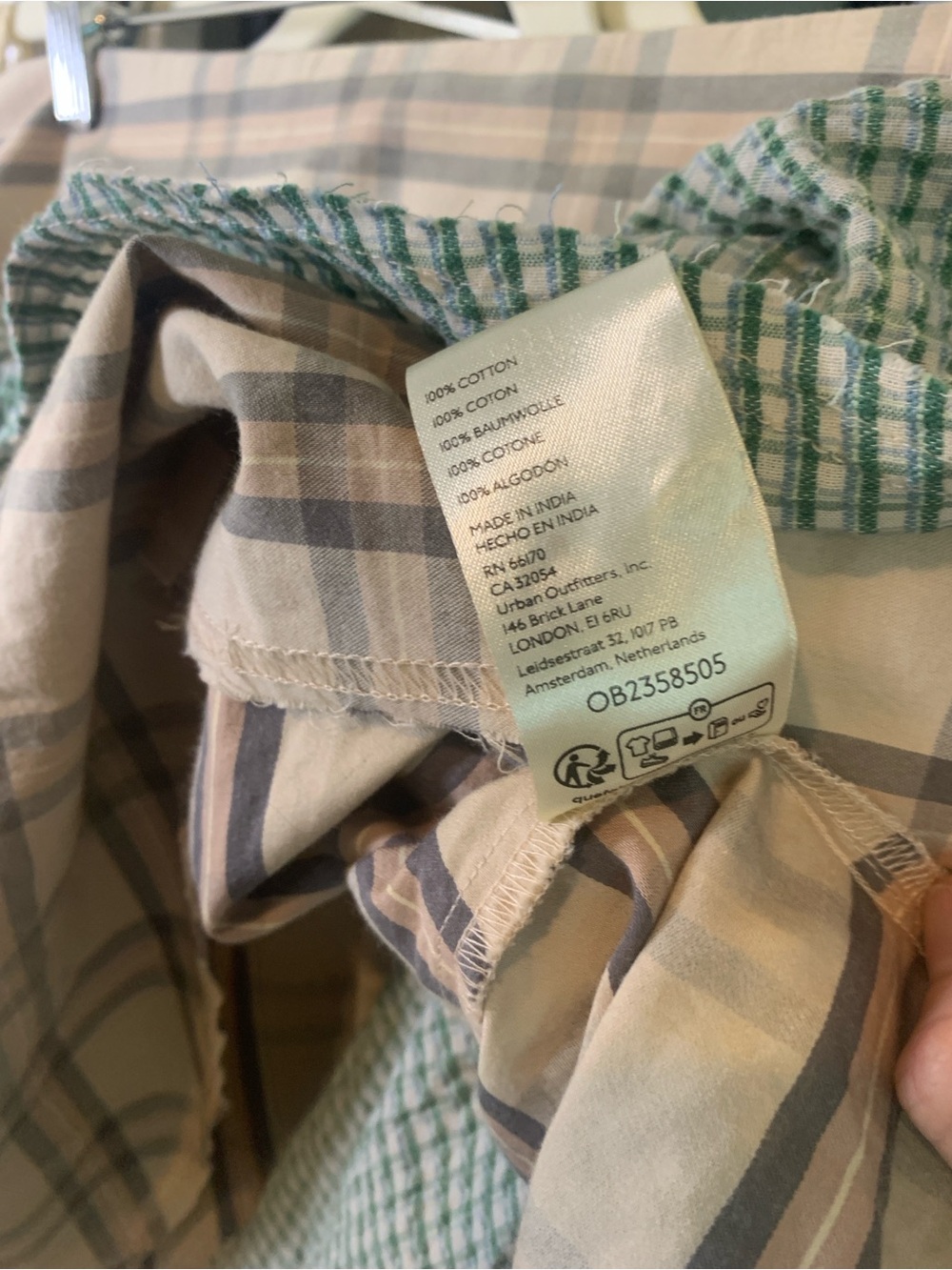 Free People High-Low Plaid Skirt | NEW |Boho Western | Size 6 | RARE $248 - Picture 4 of 6